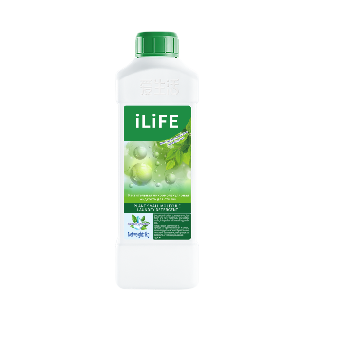 iLiFE Растительный микромолекулярный гель для стирки, 1 л